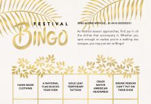 Music Festival Bingo