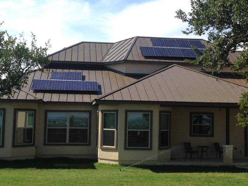 Fresh Energy Solar: Austin Texas Hillcountry - Photovoltaic PV Systems - Home Installation View
