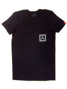 Almost Real Things ART Club Pocket Tee Shirt in Black