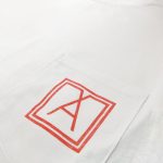 Almost Real Things ART Club Pocket Tee Shirt in White, Pocket Symbol Detail