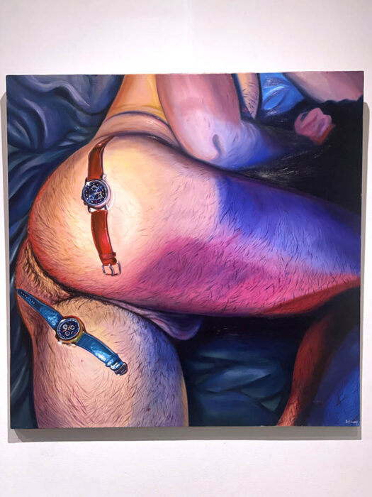 The Male Gaze - Gerardo Gomez (36" x 36")